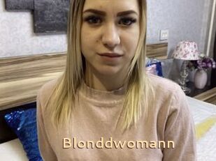 Blonddwomann