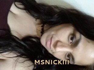 MSNICKIII