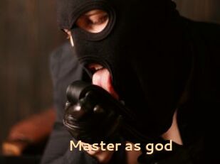 Master_as_god