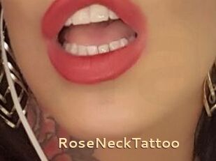 RoseNeckTattoo